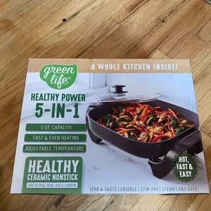 Green Life 5-in-1 ceramic non stick food cooker